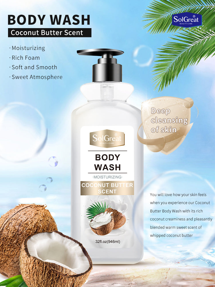 SUPER BODY WASH MOISTURIZING - COCONUT BUTTER SCENT